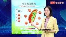 南部高溫上看36度  明起午後雷陣雨範圍擴大