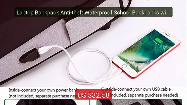 Laptop Backpack Anti-theft Waterproof School Backpacks with US... Hot Deal 2026 | Limited Offer!
