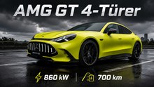 Mercedes-AMG GT 4-Türer Sunny lime magno: Luxus, Sound und AMG-Power