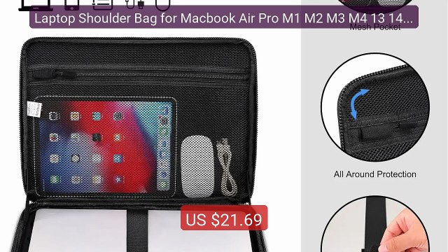 Laptop Shoulder Bag for Macbook Air Pro M1 M2 M3 M4 13 14 15 16 inc... Top Rated 2026 | Buy Now!
