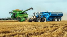 Prized cropping operation on the border up for sale.