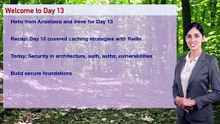 Architecture Day 13: Security in Software Architecture