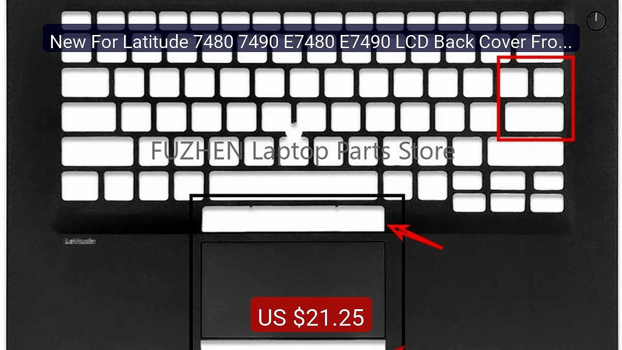 New For Latitude 7480 7490 E7480 E7490 LCD Back Cover Front Be... -- Best Buy 2026 | Great Quality!