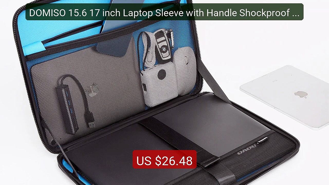 DOMISO 15.6 17 inch Laptop Sleeve with Handle Shockproof Computer ... -- Best Deal 2026 | Shop Now!