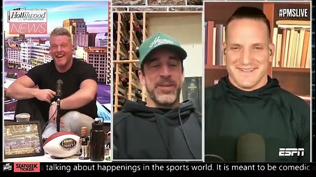Pat McAfee Apologizes to Jimmy Kimmel Over Aaron Rodgers' Jeffrey Epstein Claim | THR News Video [Full Movie]