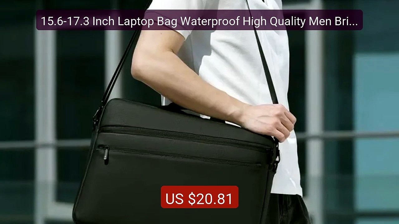 15.6-17.3 Inch Laptop Bag Waterproof High Quality Men Briefcase Adj... -- Top Rated 2026 | Buy Now!