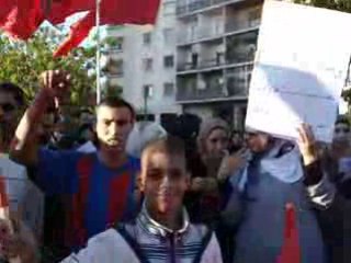 Manif à tanger Contre l'espagne