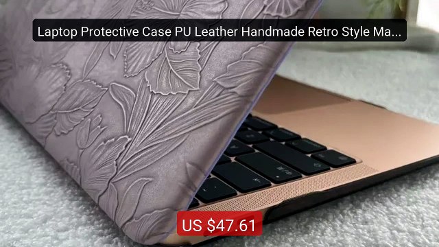 Laptop Protective Case PU Leather Handmade Retro Style Macb... Top Pick 2026 | Unbeatable Price!