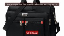 Xnyocn Simple Tote Men Business Briefcase Handbag for 15.6 Inch Lap... -- Top Rated 2026 | Buy Now!