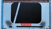 New laptop lcd back cover for samsung NP350XCR 350XCJ 350XCR N... -- Hot Deal 2026 | Limited Offer!
