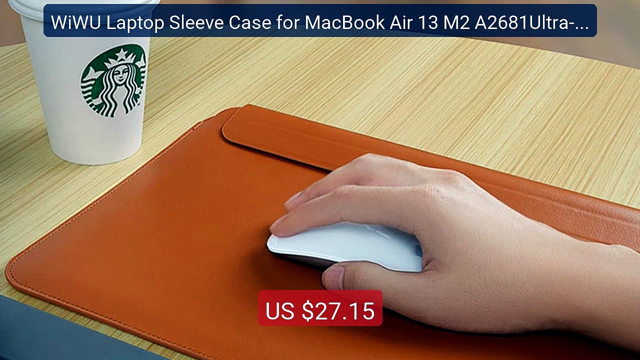 WiWU Laptop Sleeve Case for MacBook Air 13 M2 A2681Ultra-thin Leat... -- Best Deal 2026 | Shop Now!
