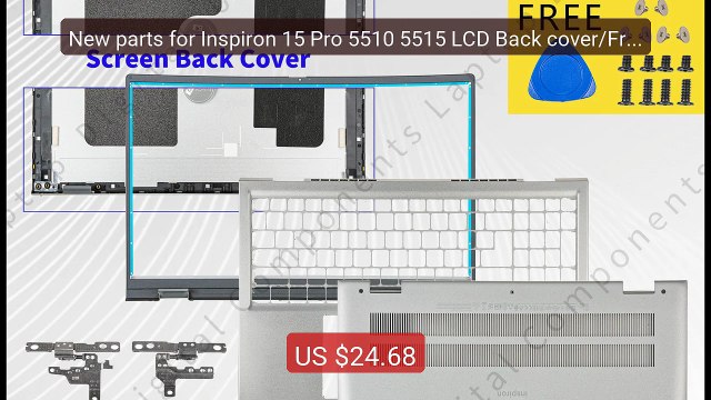 New parts for Inspiron 15 Pro 5510 5515 LCD Back cover/Front ... Amazing Value 2026 | Must Have!