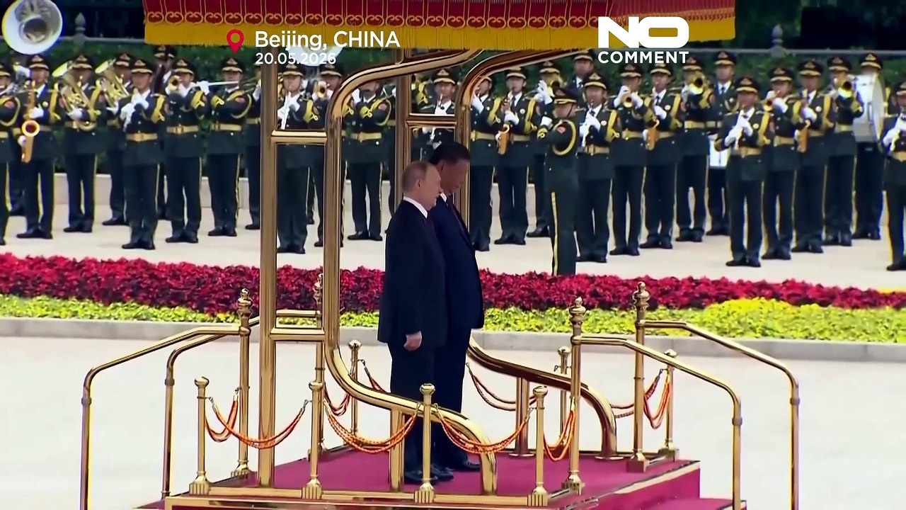 Chinas Staatschef Xi empfängt Putin mit Willkommenszeremonie