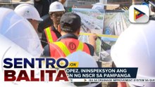 Konstruksyon ng North-South Commuter Railway sa Pampanga, ininspeksyon ni DOTr Sec. Lopez; naturang railway, target na maging operational sa 2032 | ulat ni JM Thompson