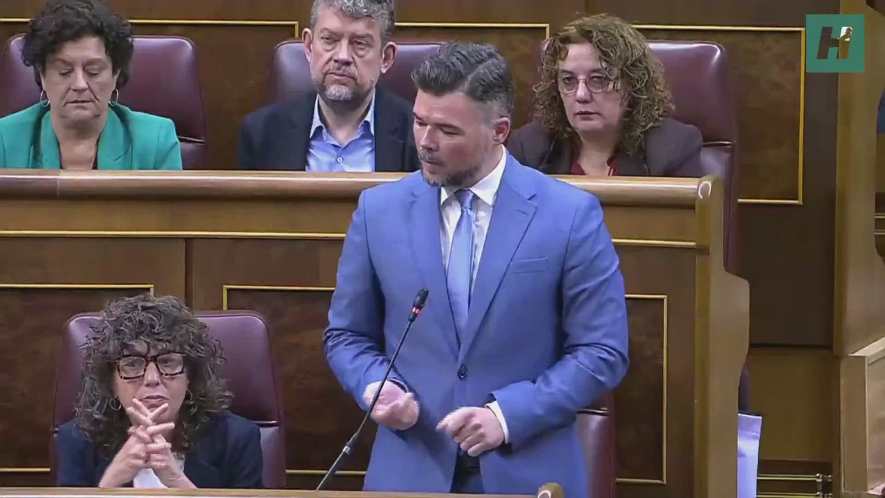 El cara a cara completo entre Sánchez y Rufián en el Congreso