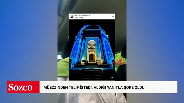 Türbe fotoğrafı için müezzinden telif istedi, aldığı yanıtla şoke oldu
