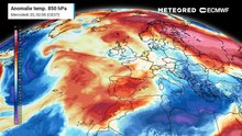 L'Europa avvolta da una massa d'aria calda, anomalie termiche molto importanti