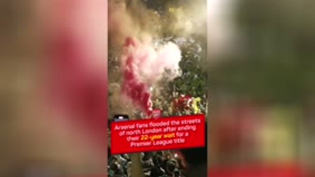 Carnage in north London as Arsenal secure Premier League title