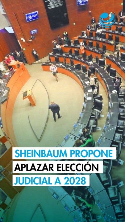 El Senado recibe la iniciativa de Sheinbaum para aplazar al 2028 la elección judicial