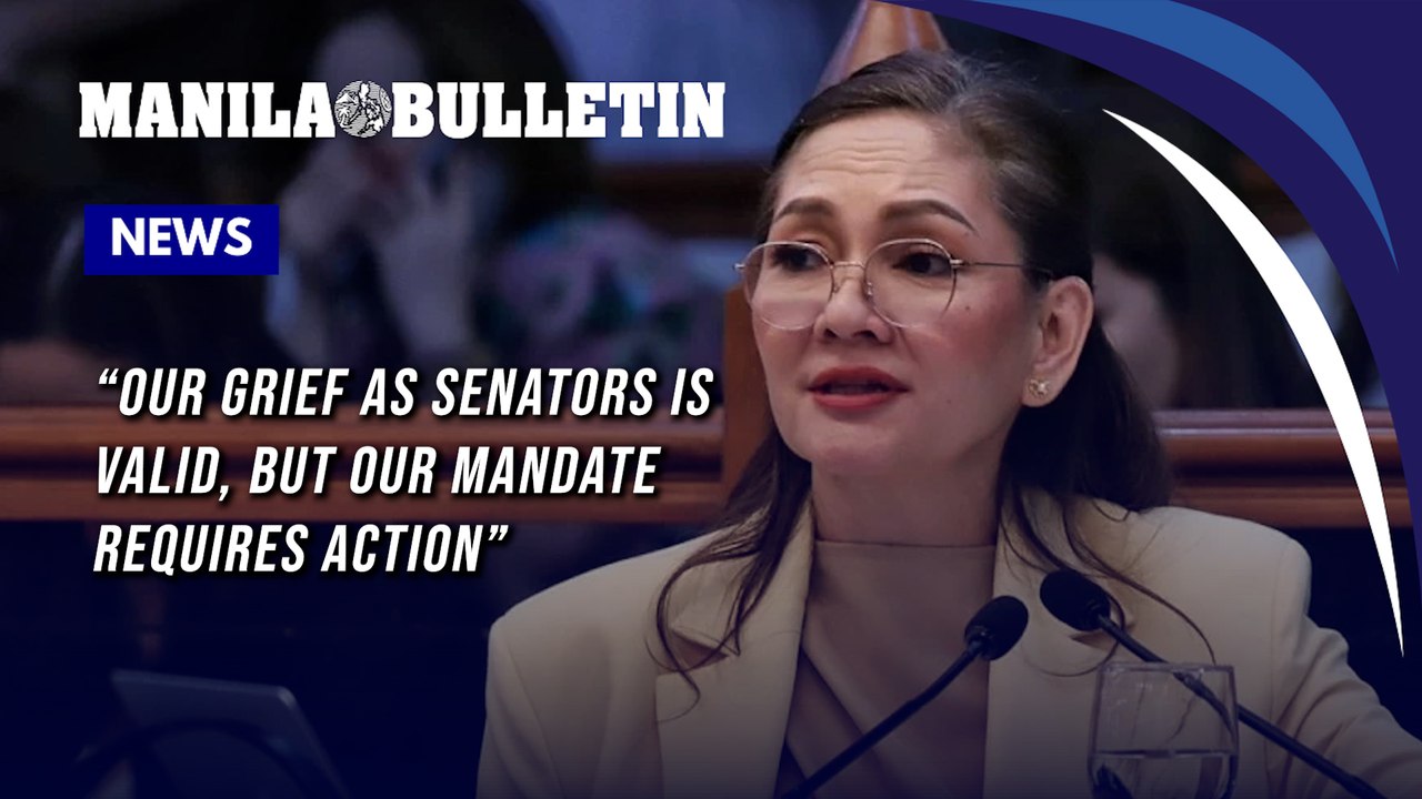 Hontiveros clarifies her earlier statement