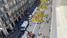 Manifestació de professionals d'escoles bressol
