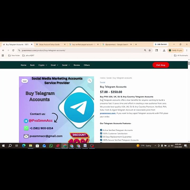 Buy Telegram Accounts