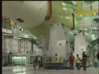 Construccion de un Airbus A380