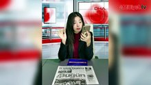Canlı yayında depreme yakalandı