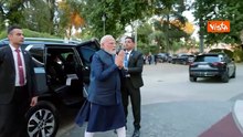 Meloni accoglie il Primo Ministro indiano Narendra Modi con una cena con vista su Roma