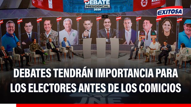Debate será una variable importante para decidir el voto días previos a la elección, según analista