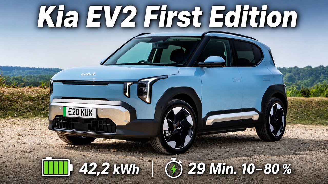 Kia EV2 First Edition Frost Blue: First Look zum B-SUV