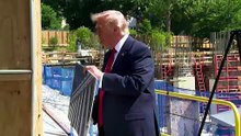 EUA: Trump exibe obra do novo salão de baile da Casa Branca