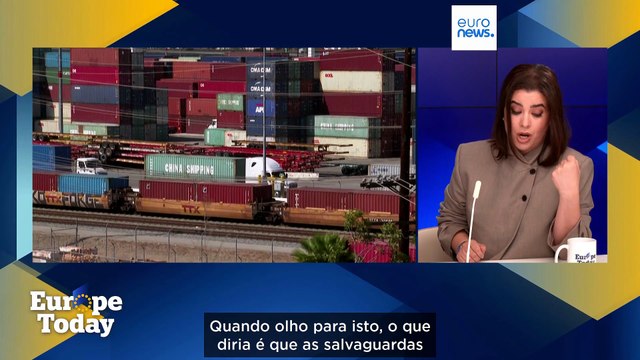 União Europeia fecha acordo comercial com EUA; Putin reúne-se com Xi na China