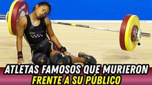 Famosos atletas que murieron frente a sus fans