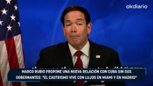Marco Rubio propone una nueva relación con Cuba sin sus gobernantes: "El castrismo vive con lujos en Miami y en Madrid"
