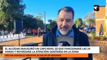 El Alcázar inauguró un CAPS nivel III que funcionará las 24 horas y reforzará la atención sanitaria
