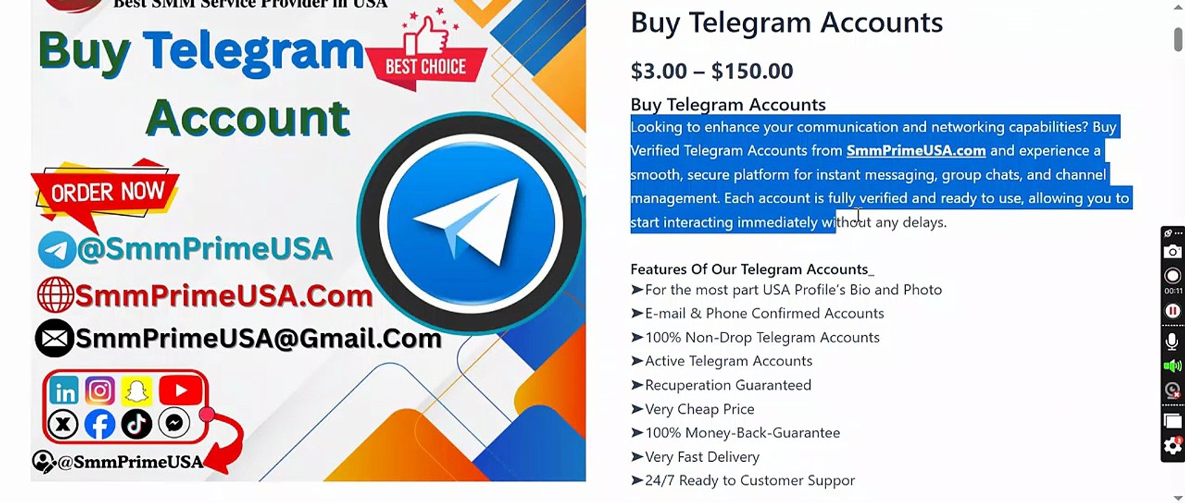 15 Most Trusted Places to Buy Telegram Accounts in the US