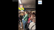 Wideo: Litwini chronią się w podziemnym parkingu podczas alarmu dronowego