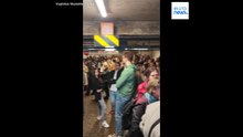 Βίντεο: Λιθουανοί καταφεύγουν σε υπόγειο πάρκινγκ σε συναγερμό για drones