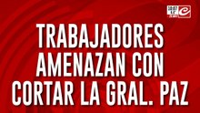 Trabajadores protestan contra el masivo cierre de las pequeña y medianas empresas