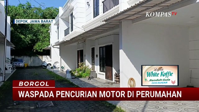 Terekam CCTV! Aksi Curanmor Masuk ke Area Perumahan, Resahkan Warga Depok | BORGOL