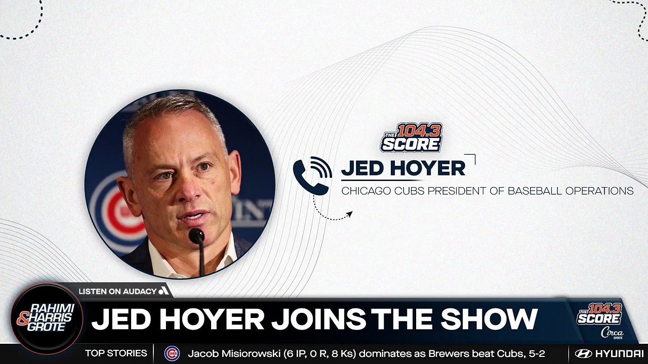 Jed Hoyer: Cubs need to find help from within