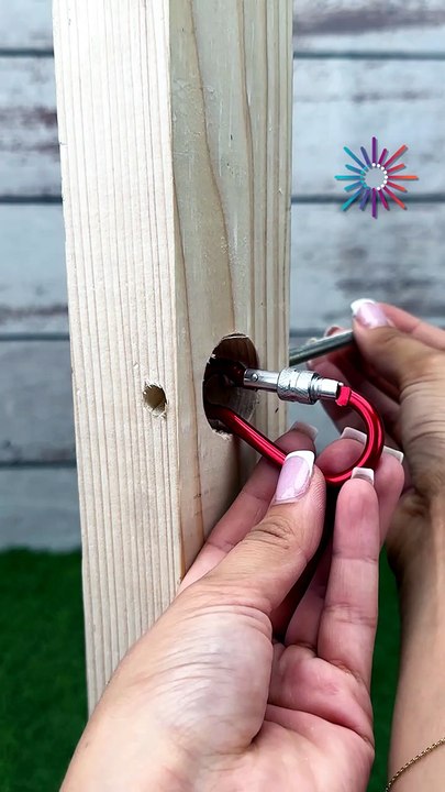 How to secure knots using a carabiner👍