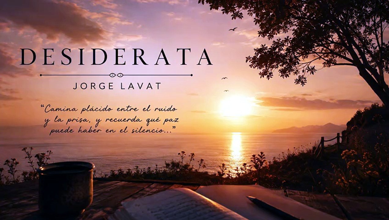 Desiderata | Jorge Lavat | Mensaje para la vida