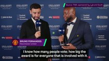 Fernandes thrilled to win FWA Footballer of the Year