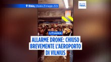 Allarme droni in Lituania: la gente corre nei rifugi