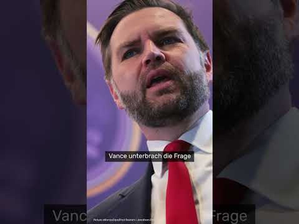 Genervt vom ständigen 'Gejammer' - JD Vance teilt vor laufender Kamera aus