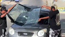 speeding car prank