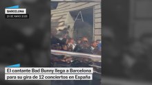 La llegada de Bad Bunny a Barcelona