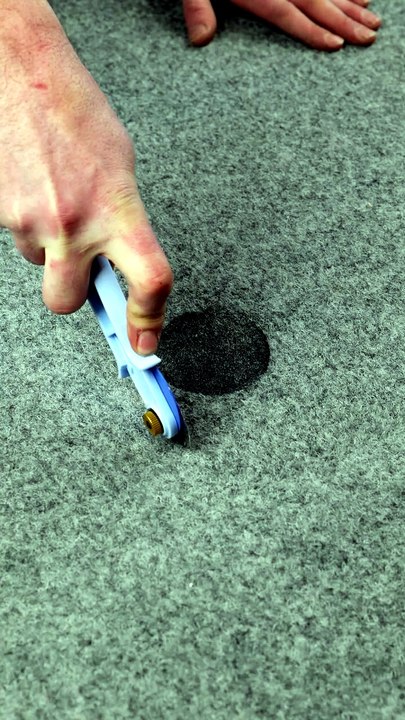 Fixing a rug the easy way with not a lot of work